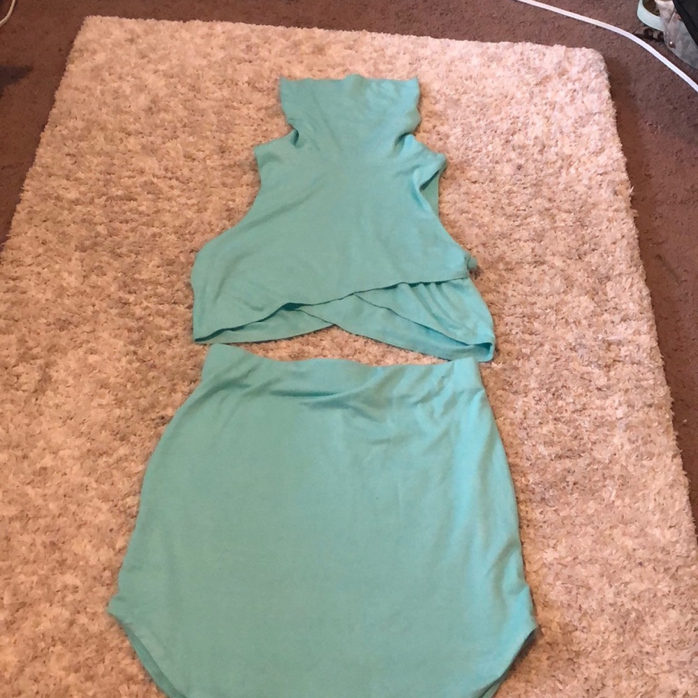 Women’s two piece skirt and top